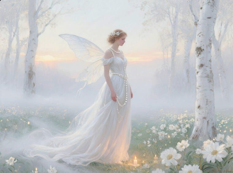 8/13/2025-White Fairy 8 Art By Archangel Tara