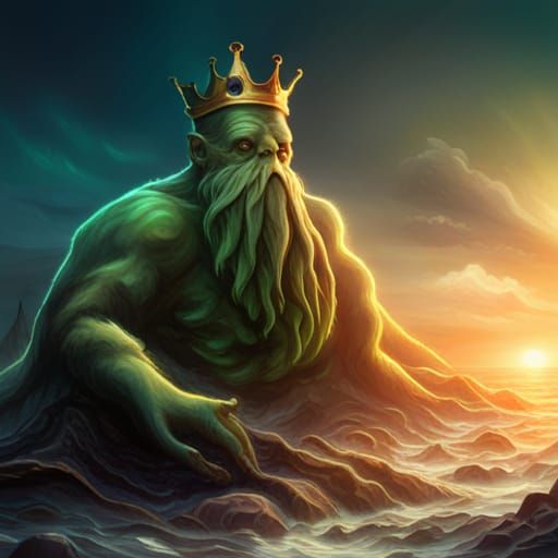 King Cthulhu - AI Generated Artwork - NightCafe Creator