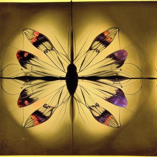 Leonardo da Vinci
butterflies in clear sky
