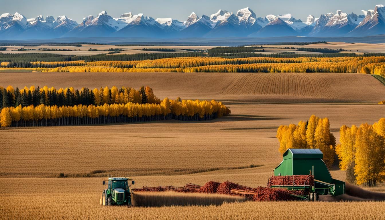 Fall Harvest in Alberta - AI Generated Artwork - NightCafe Creator