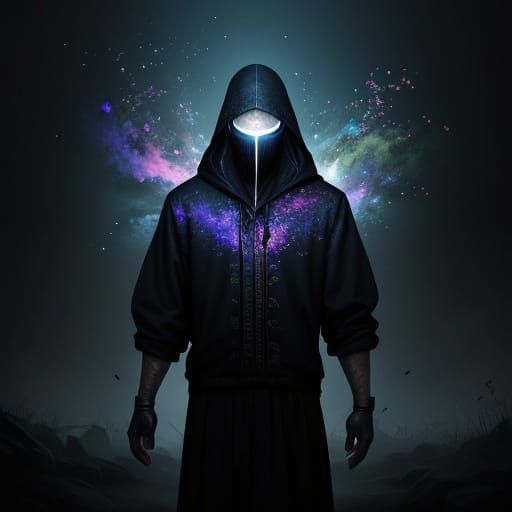 Cyberpunk Alien Entity Leaks from Disguise