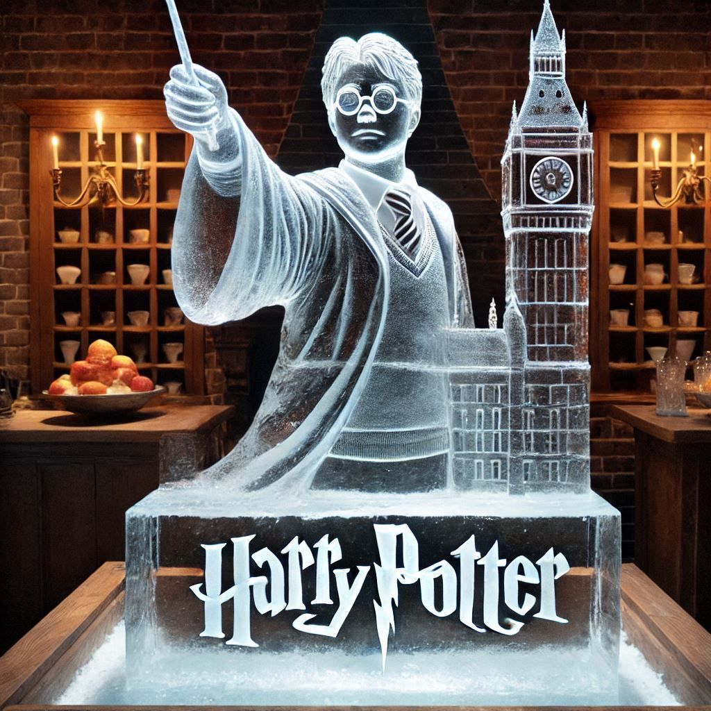 Harry Potter Ice Sculpture