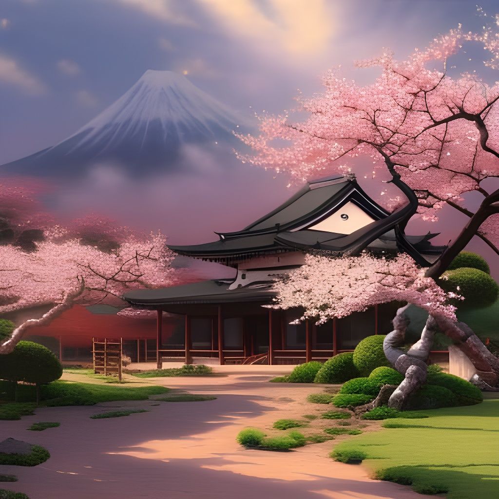 Japanese landscape   by @Kristin