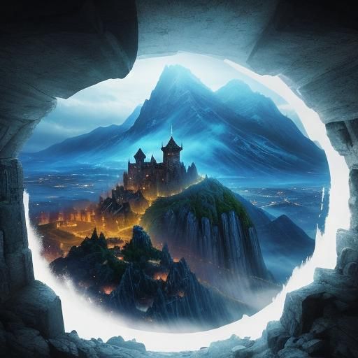 A mystic city carved into the mountain. Mystical. Magical. H...