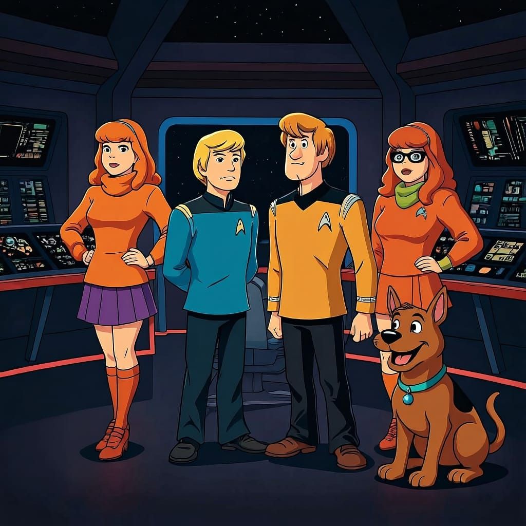 Scooby-Doo /Star Trek mashup  by @Simon C