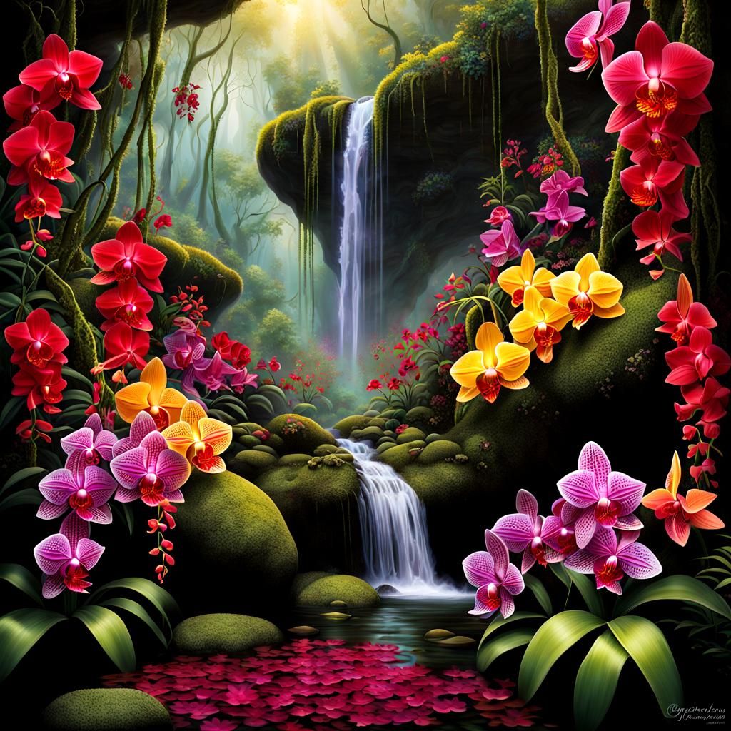 Where the orchids bloom  by @Raven970