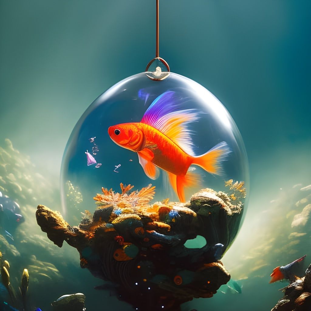 Goldfish II AI Generated Artwork NightCafe Creator