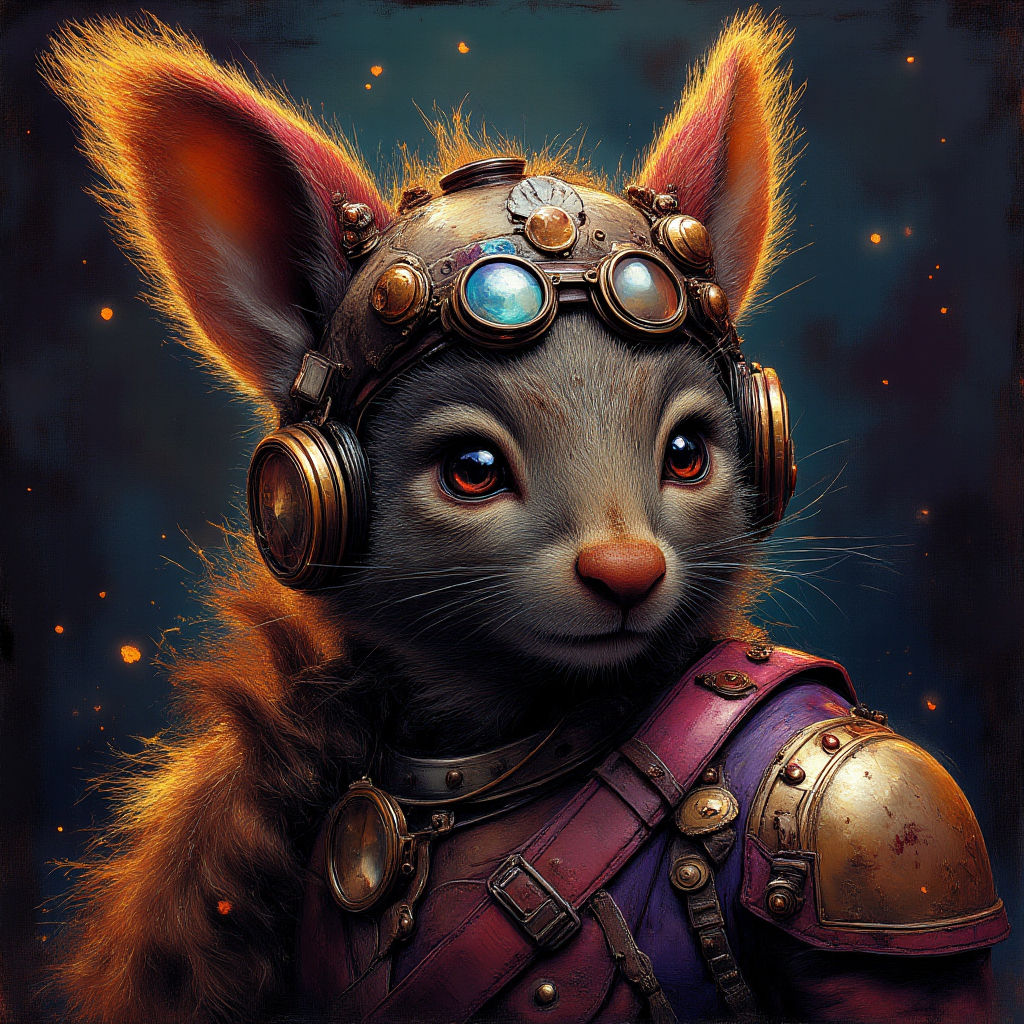 Steampunk Squirrel #3
