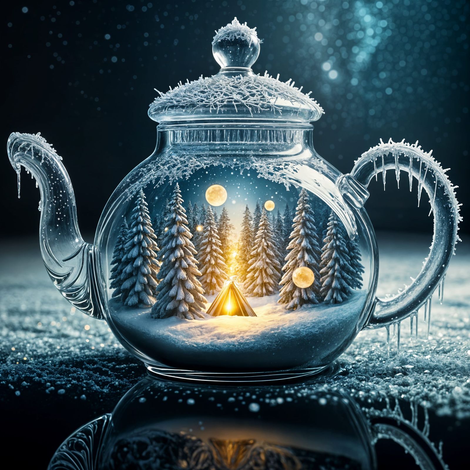 Camping ❄️⛄️⛺️  by @TheArtizt