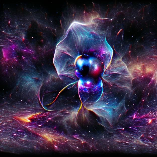 An Atom in Space