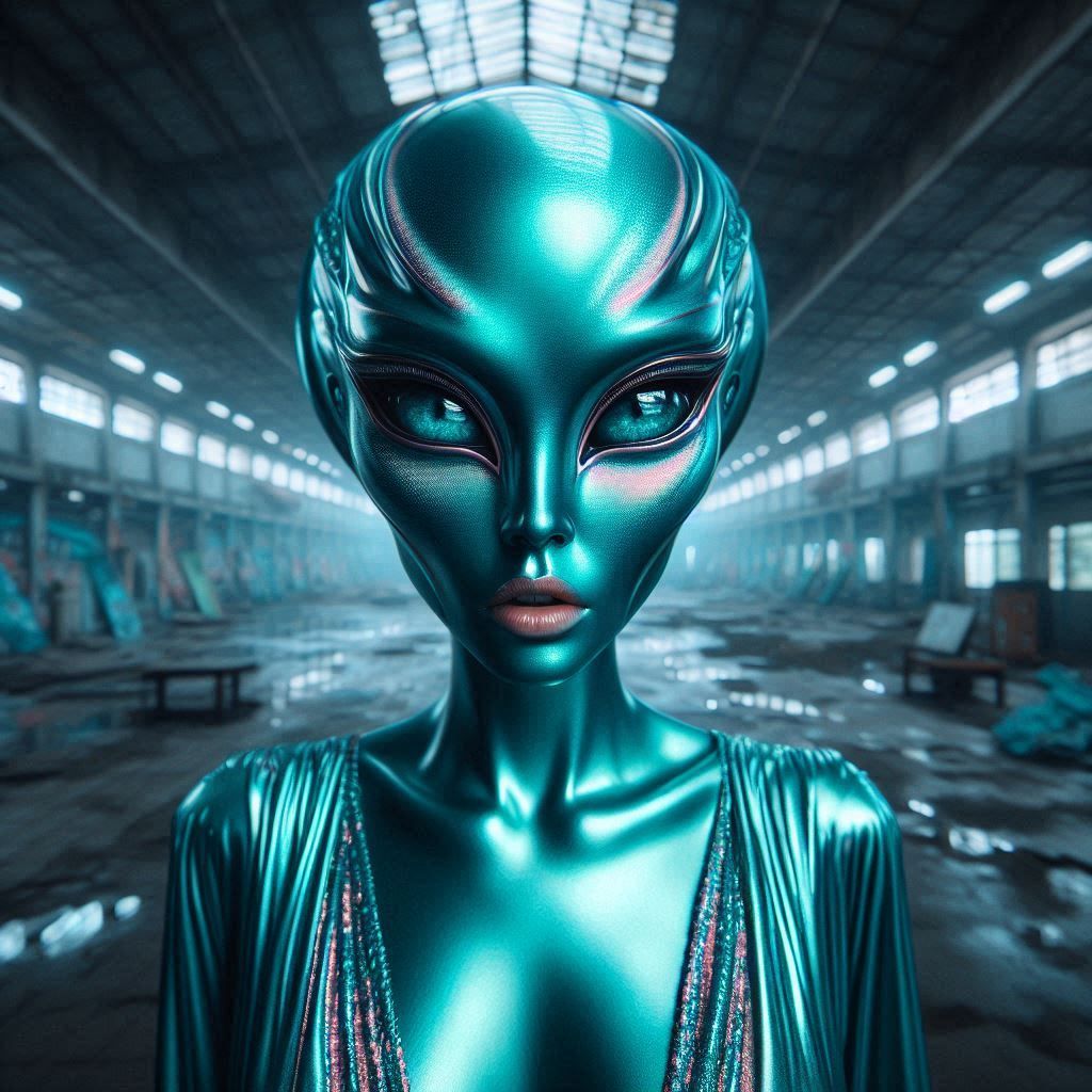 Classified Alien portrait ☣️ Bijou-uojiB