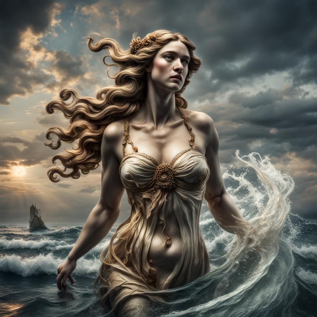 Birth of Venus  by @AI Gratia Artis