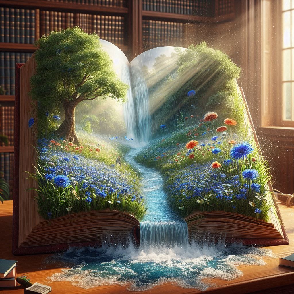 A book about waterfalls