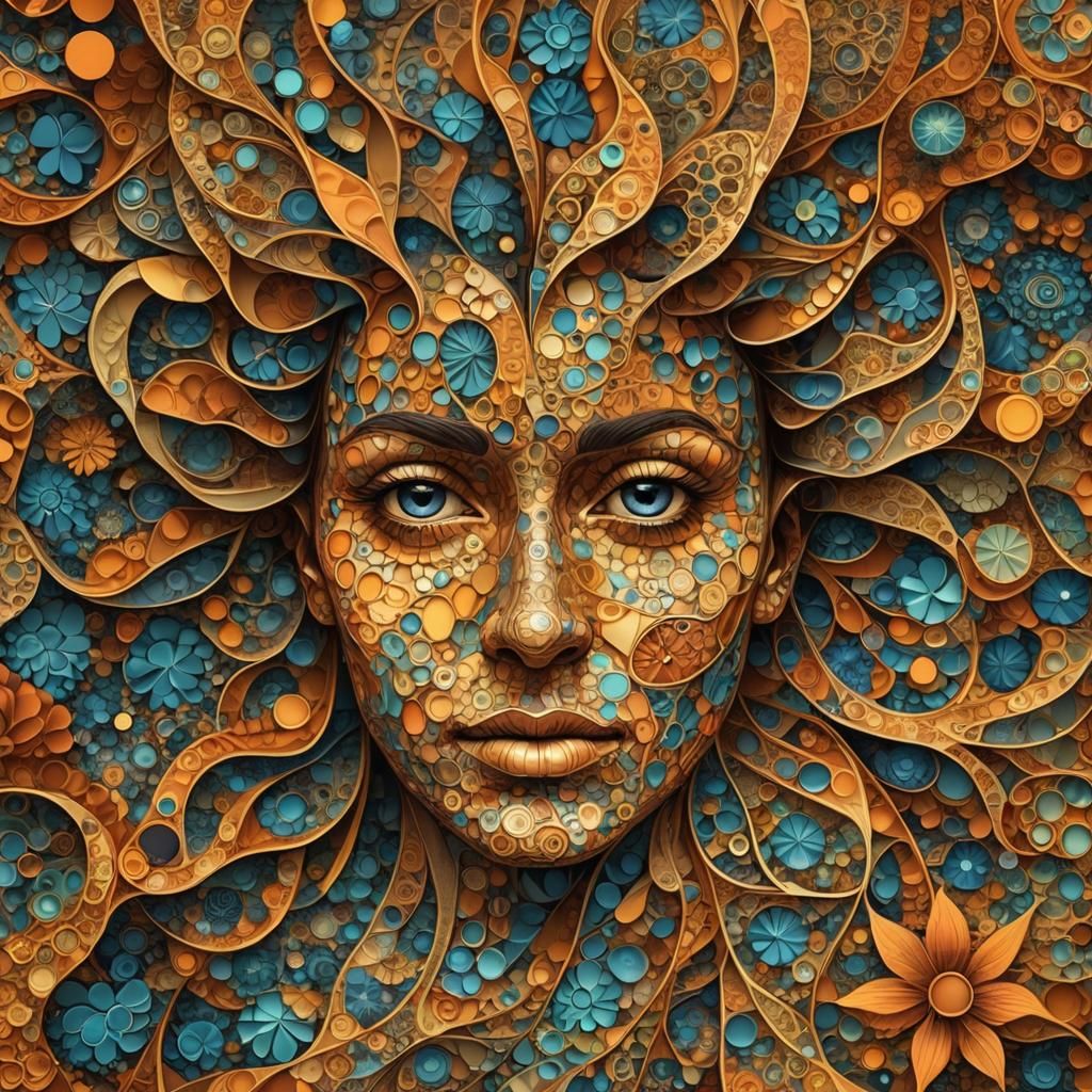 A face is made up of tiny cells, the earth is made up of fac...