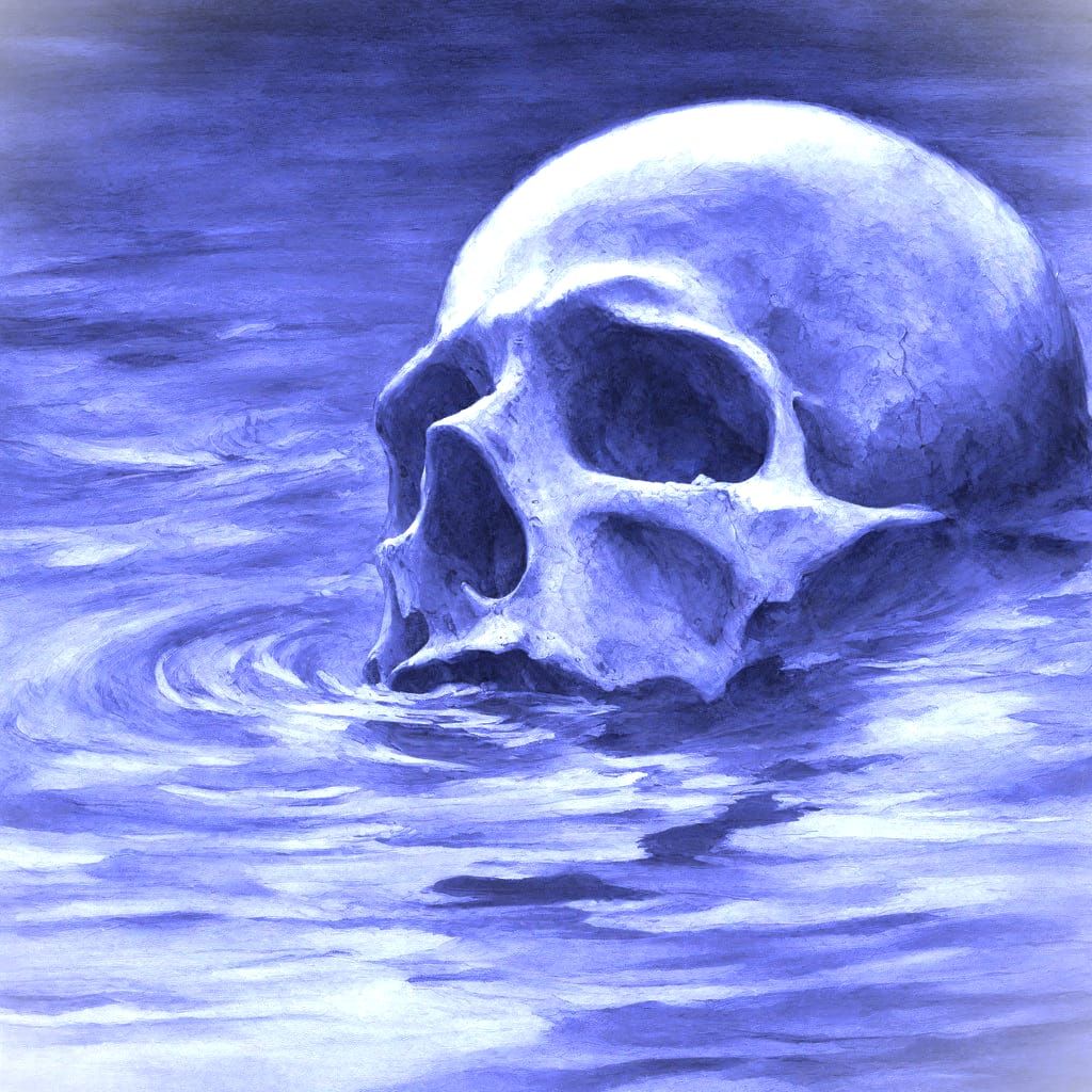 Death in blue