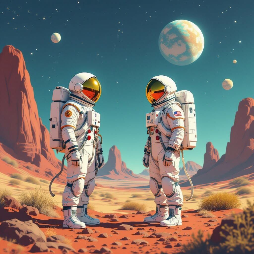 Galactic Guardians Protect Ancient Ruins with Shining Armore...