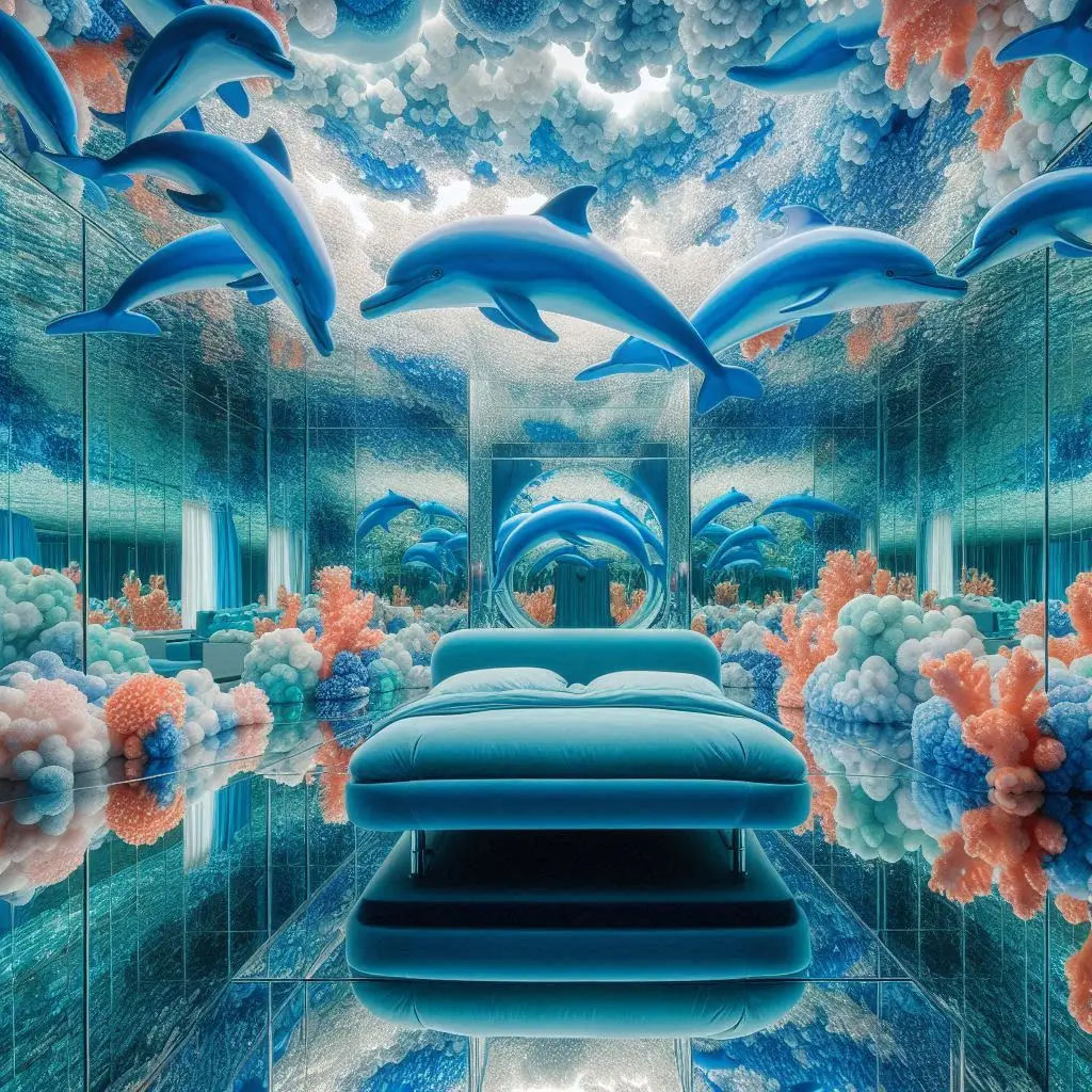 Dolphins and Corals. Room 104