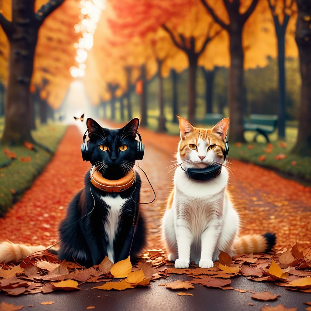 Autumn Season Cats