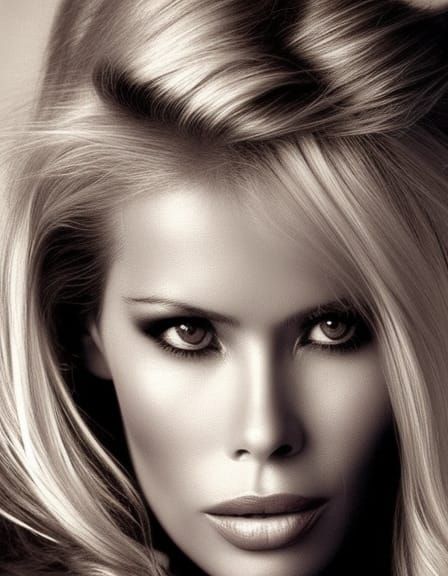 Claudia Schiffer by Patrice Murciano - AI Generated Artwork - NightCafe ...