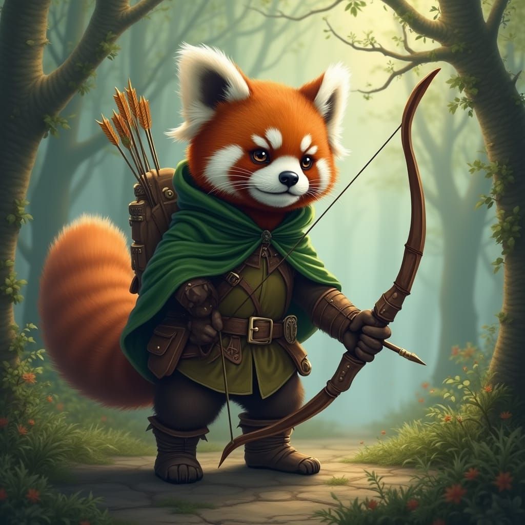 Red Panda Ranger  by @Spikewriter