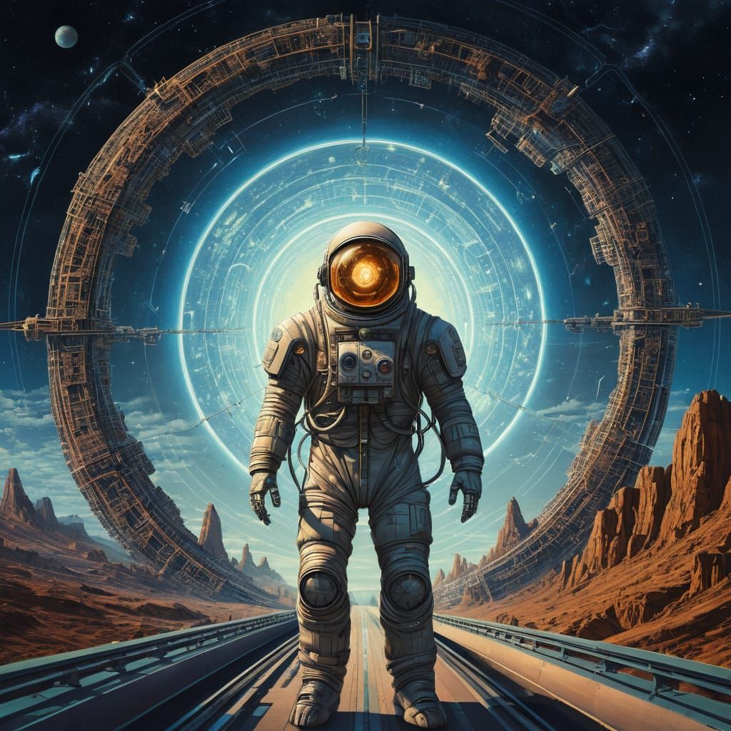 The Spaceman explores the Universe