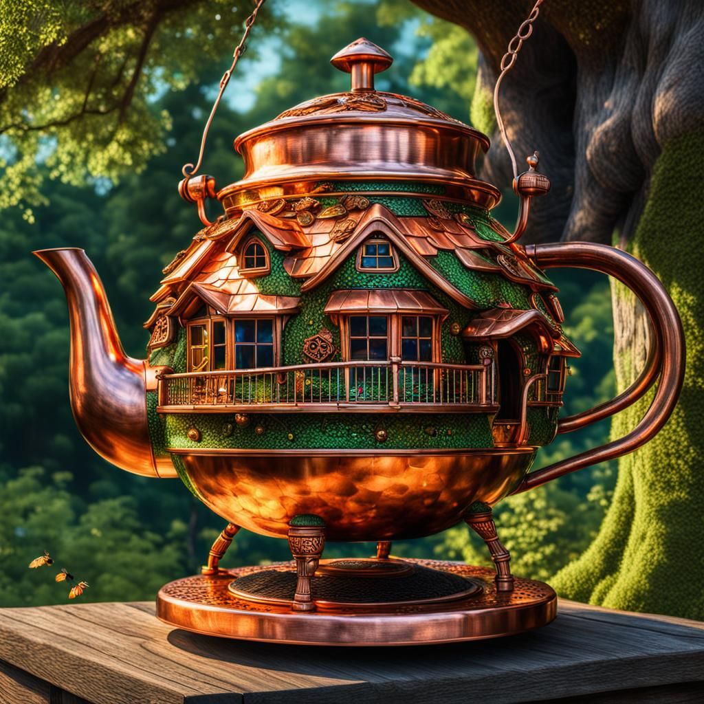 Copper Kettle House AI Generated Artwork NightCafe Creator