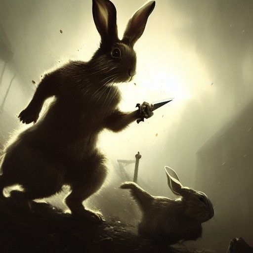Rabbits Of War  by @Miny Boy