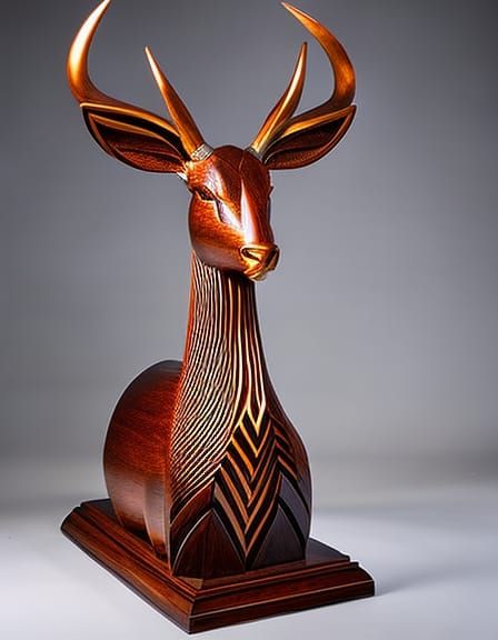 Antelope Statue 