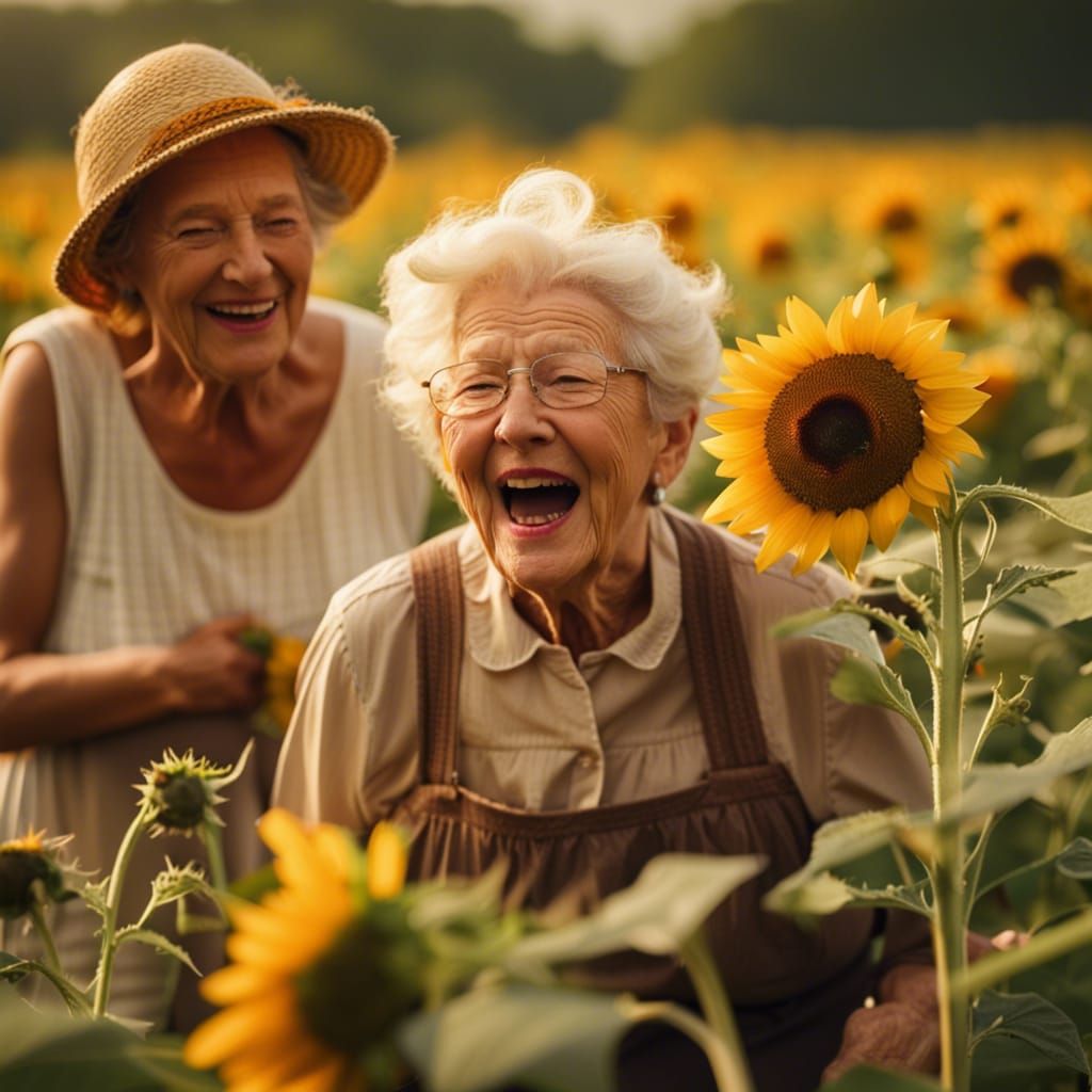 Sunset Flowers  by @Cari the Barbarian