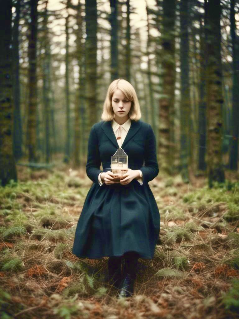 Sitting amid the duff