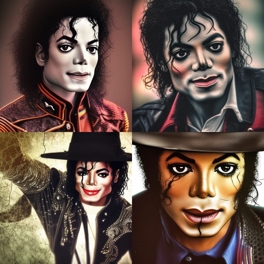 Michael Jackson - AI Generated Artwork - NightCafe Creator