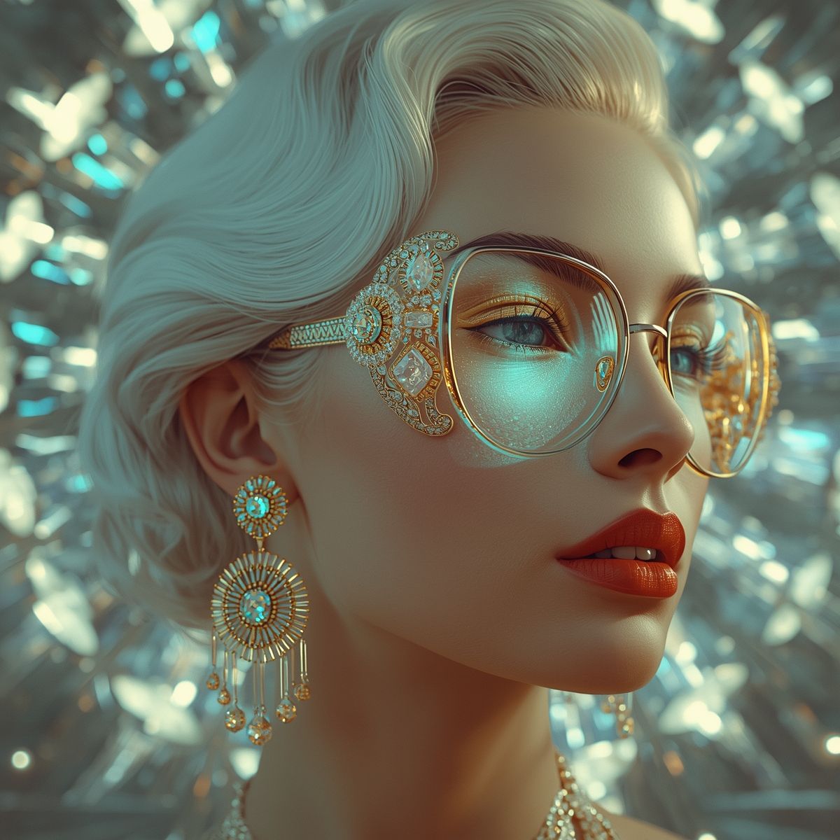 Art Deco fusion - Neo Deco Crystaltech style