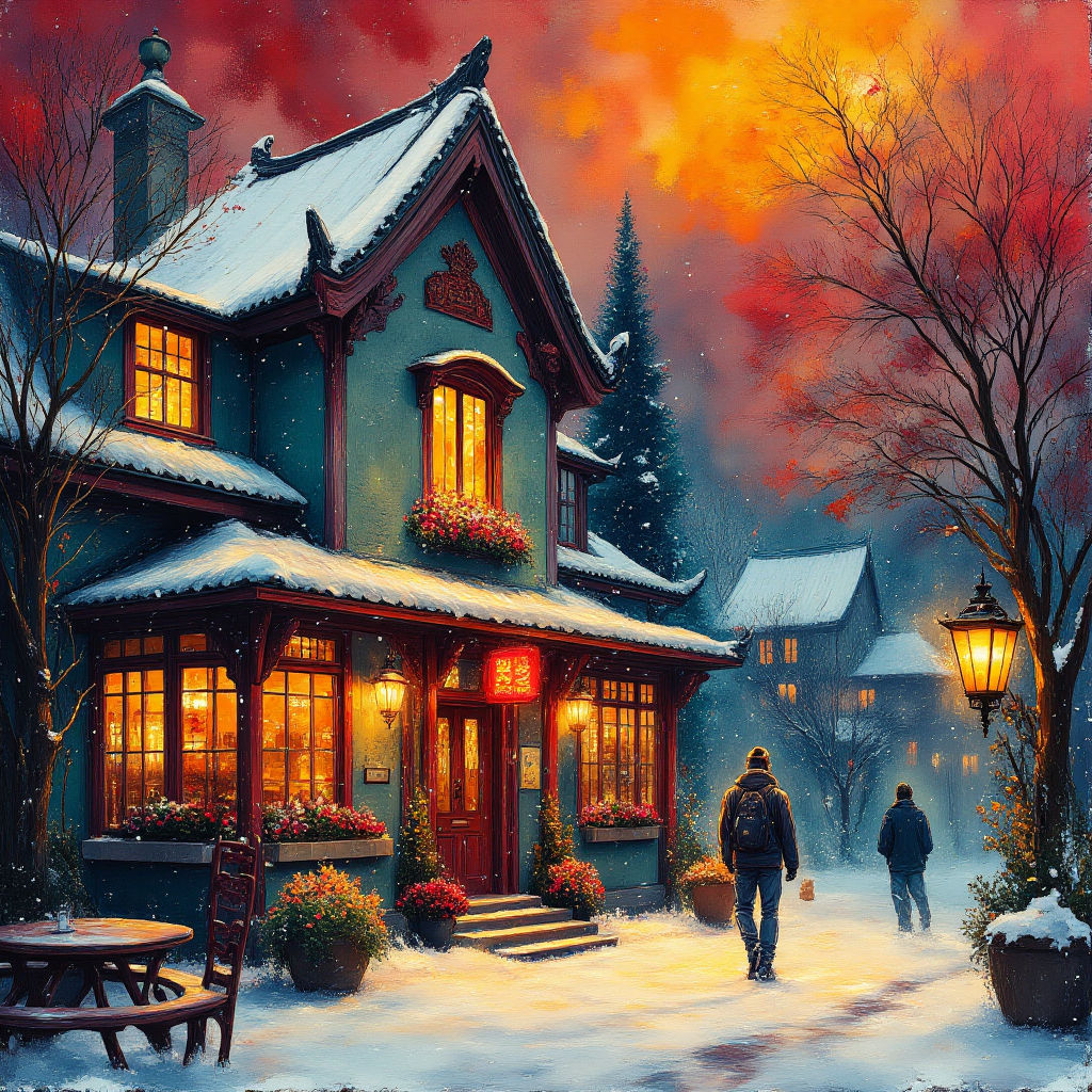 Oriental local ornate pub #2