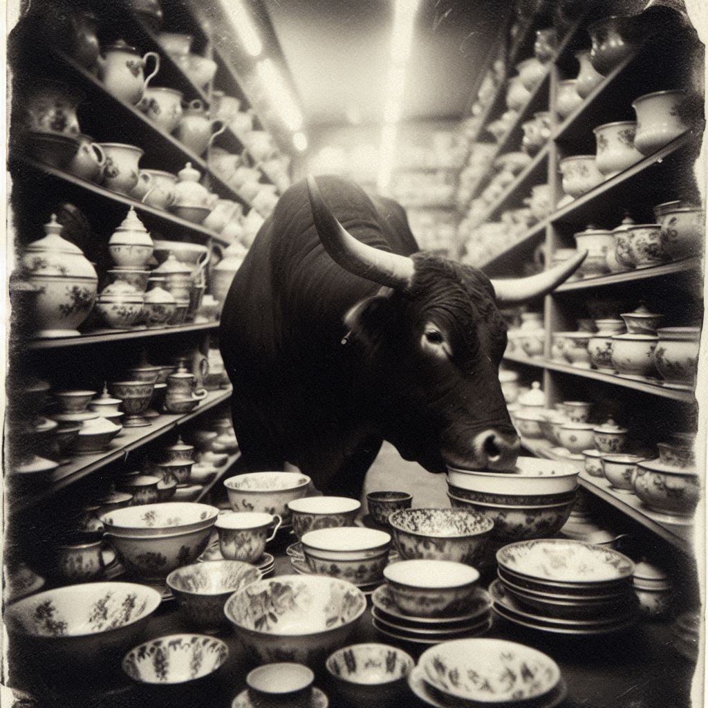 A Bull in a China Shop