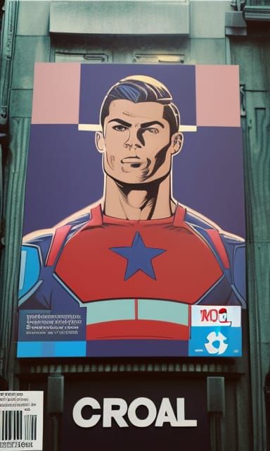 Cristiano Ronaldo as Captain America
