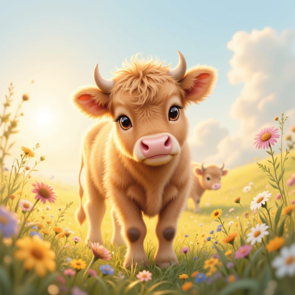 Super cute cow <lora:Super Cute Cow:1.0>