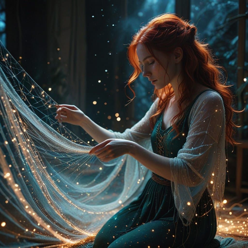 Weaver of light  by @BrokenKestrel