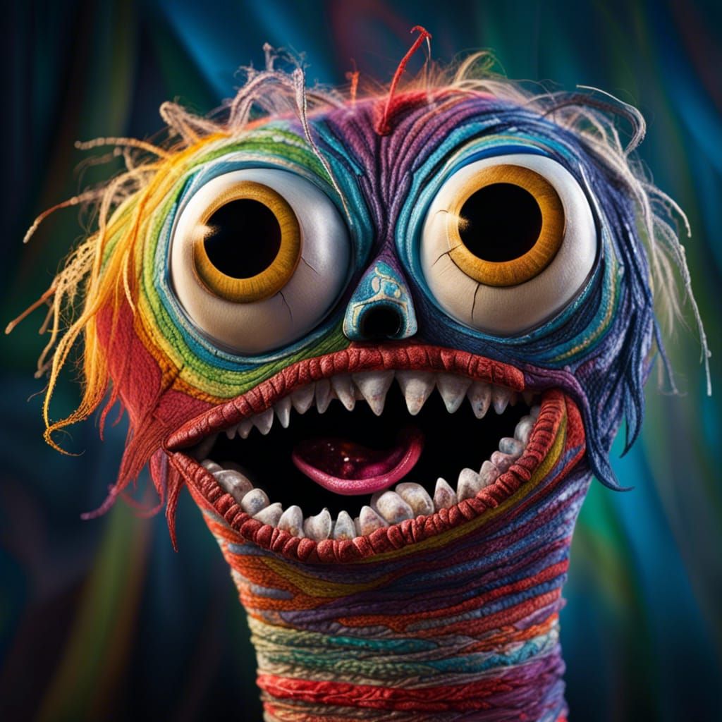 Living sock puppet - AI Generated Artwork - NightCafe Creator