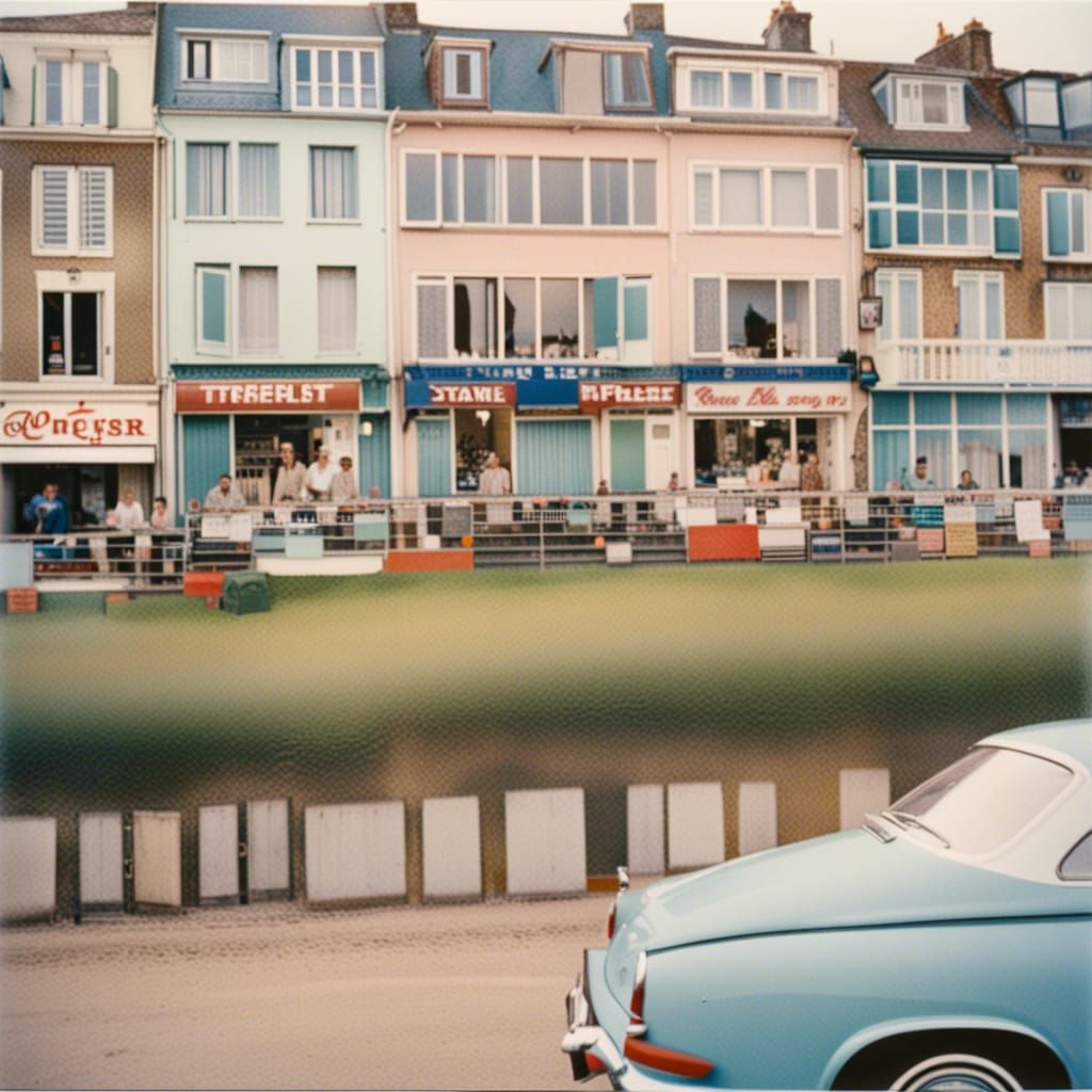 "Le Treport city on a late Summer evening" by Martin Parr, h...