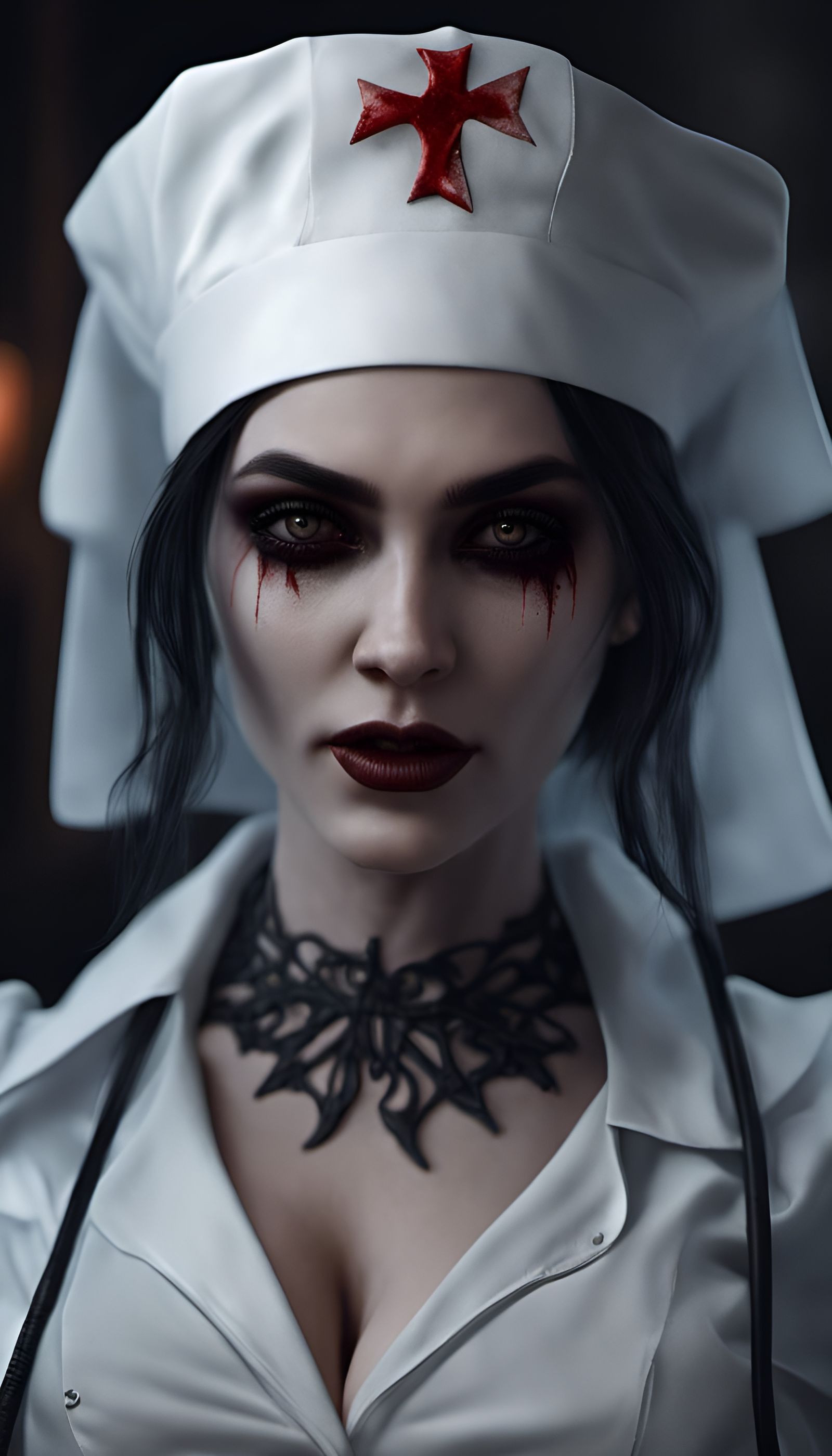 Vampire Nurse III - AI Generated Artwork - NightCafe Creator