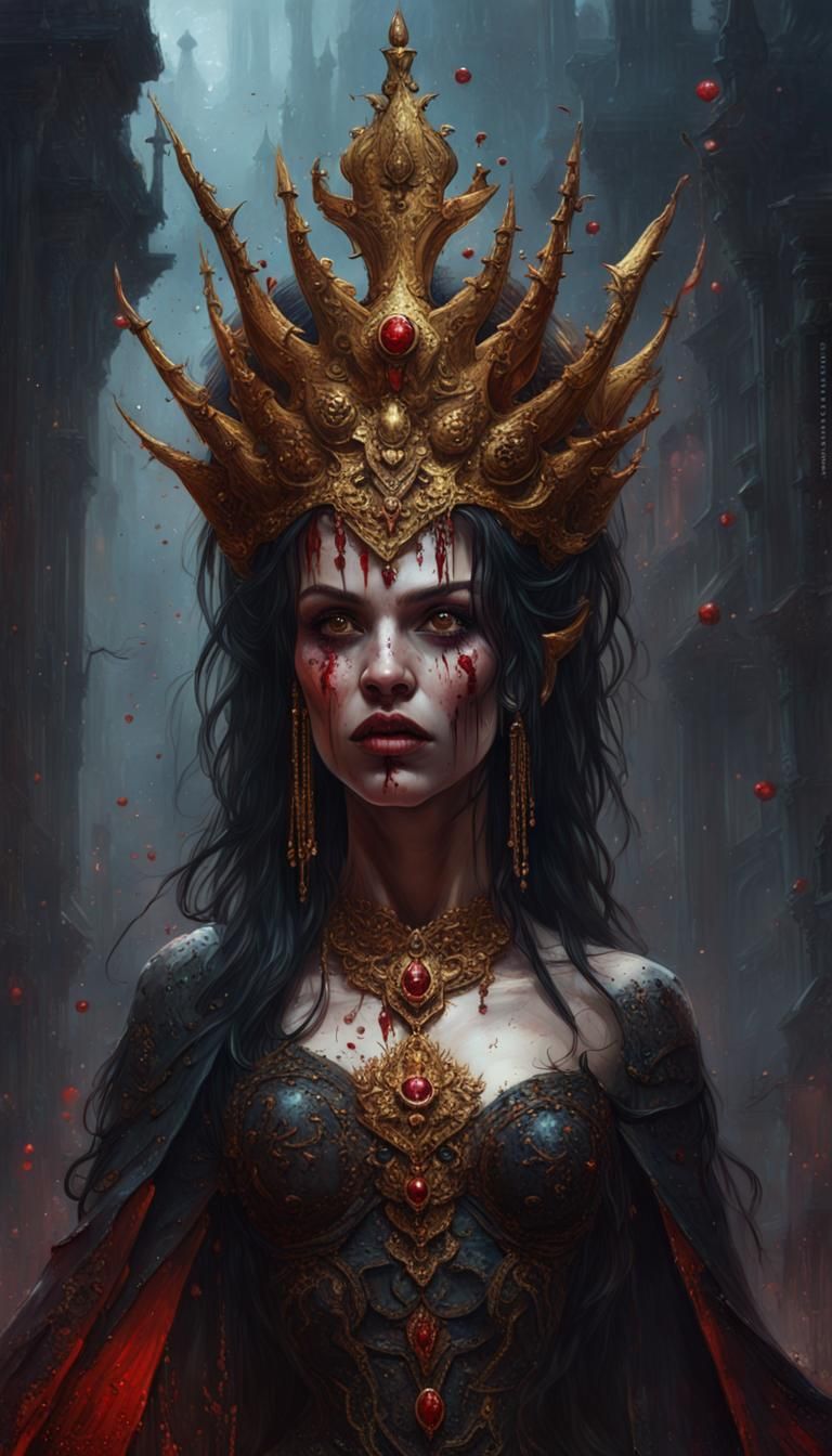 Queen of the Damned - AI Generated Artwork - NightCafe Creator