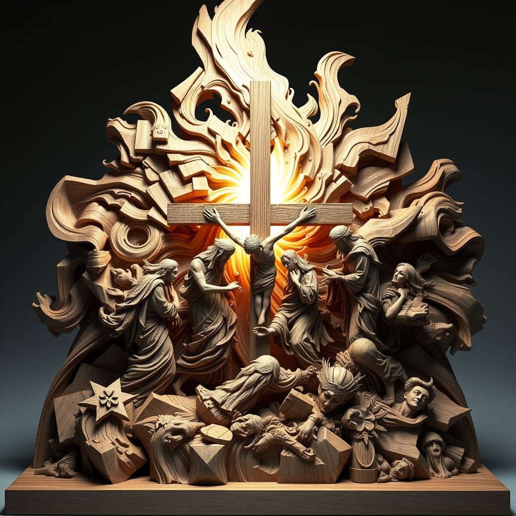 Jesus Christ’s journey to Golgotha  by @Jowi YkYk