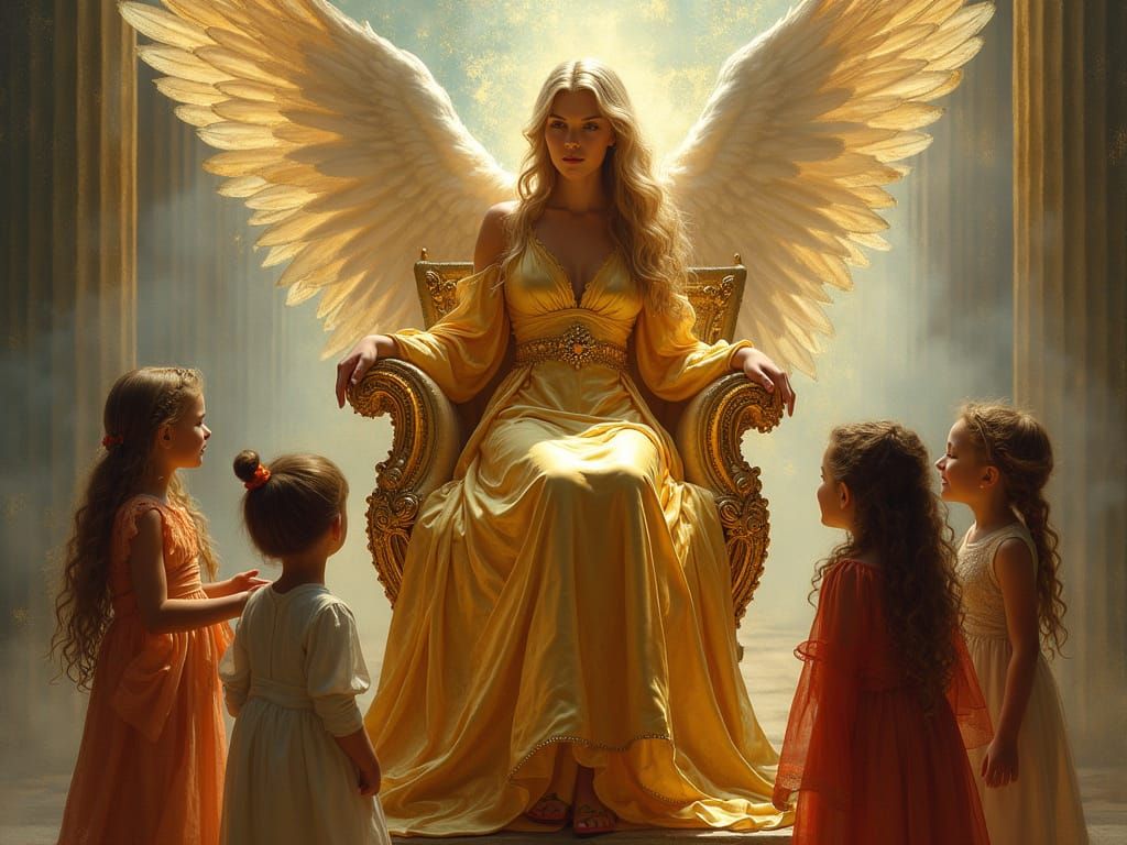 vintage fresco like at the sistine chapel - Start Image 2