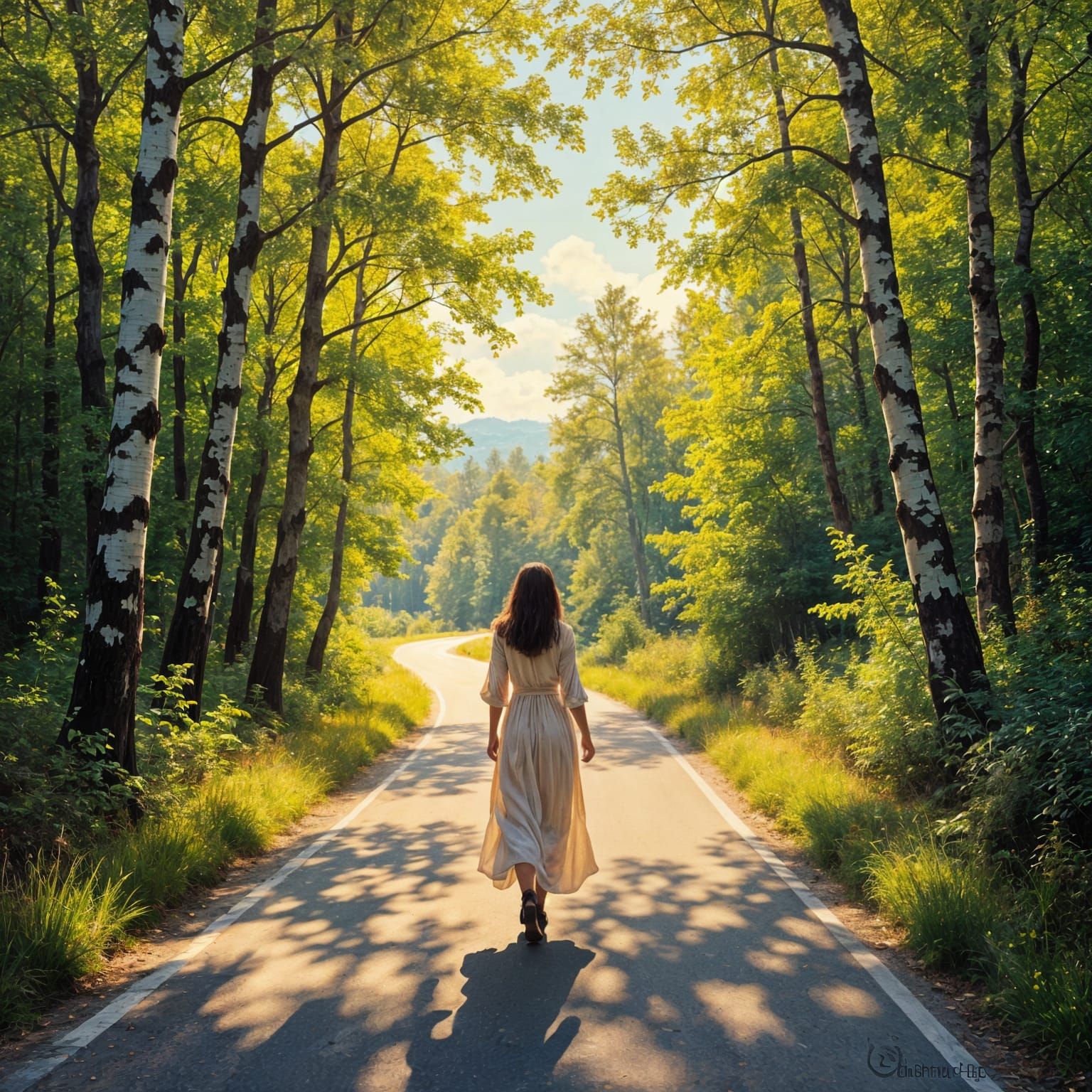 Forest, Day, road   by @My_project