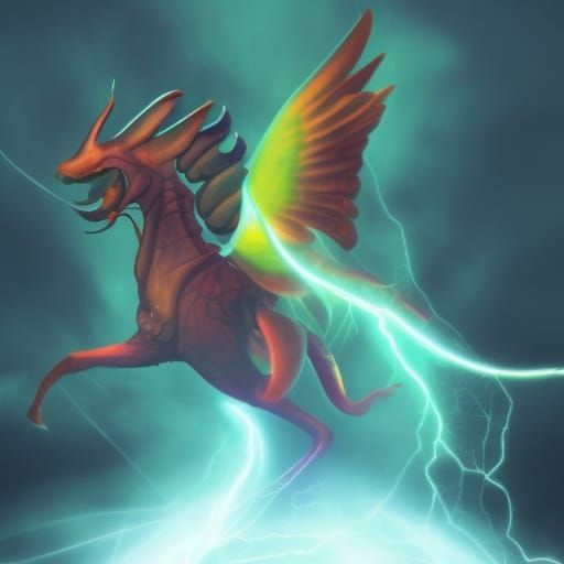 a creature of magic and lightning