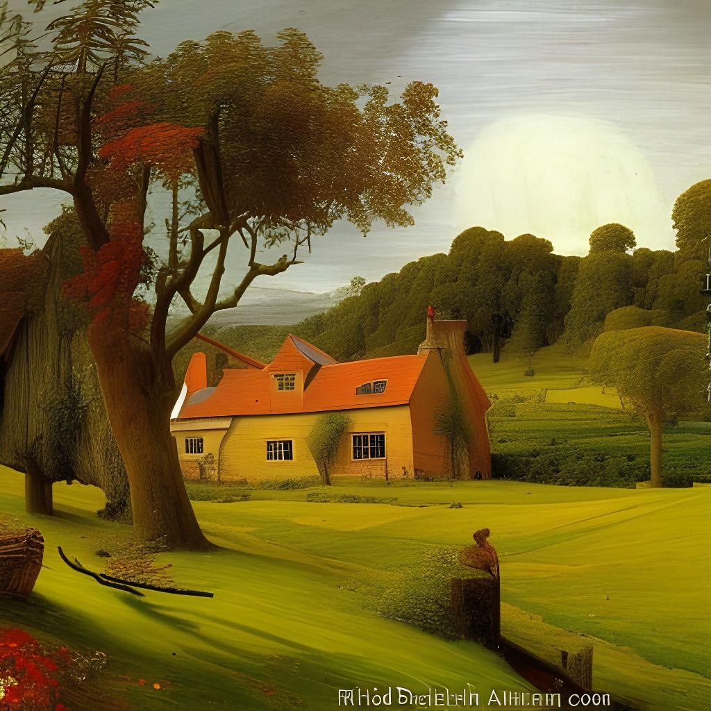 English Farmhouse 19th Century
