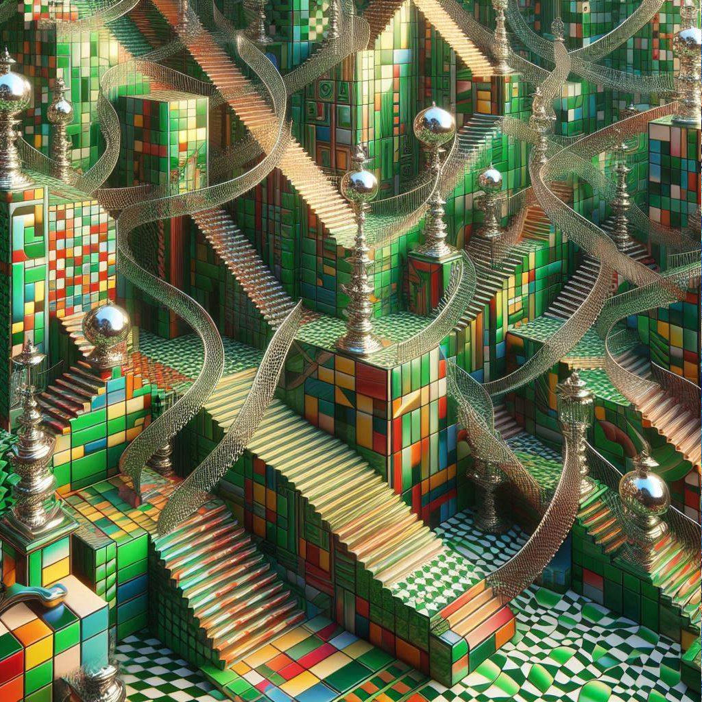 The Rubiks Cube Staircases