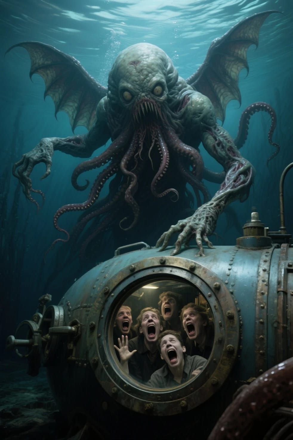 Real life style cosmic horror creation I made of unbound Cth...