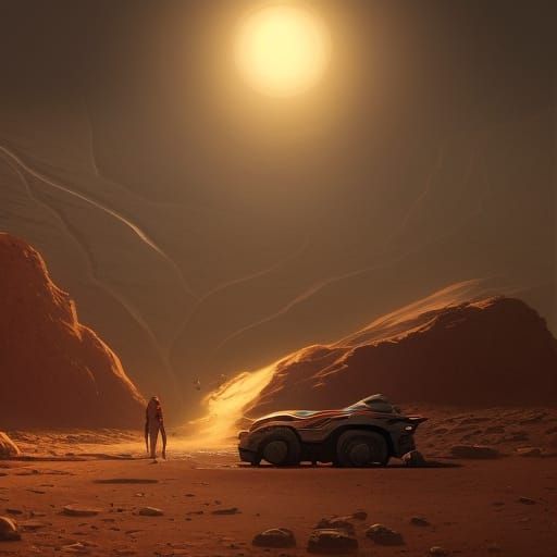 Gas Station on Mars