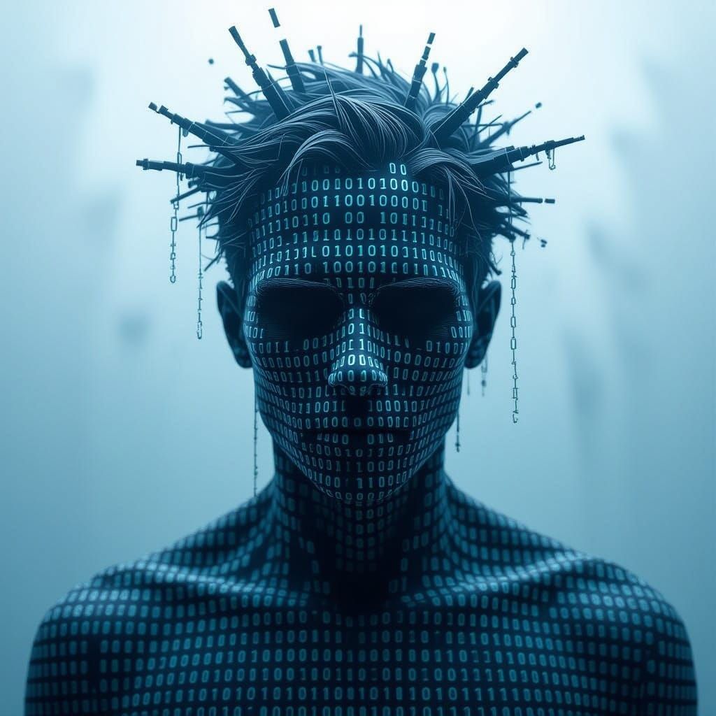 The nightmare scene is powerful made only of binary code 0 and 1   by @TheAbbott 